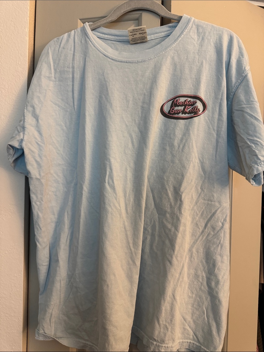 Machine Gun Kelly Light Blue Crewneck Short Sleeve T-Shirt